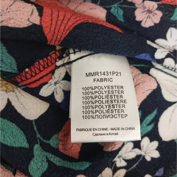 NWT Mini Molly Girls Floral Spaghetti Strap Camisole Shirt Sz 10/12 - Picture 4 of 8